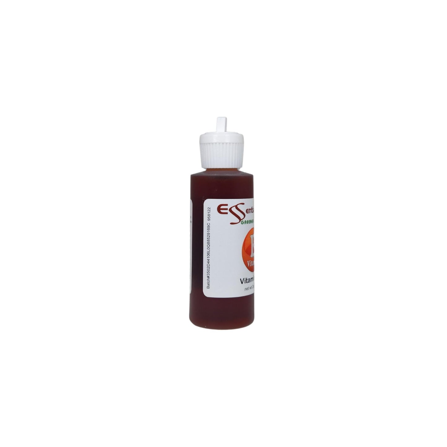 Essential Depot DL-Alpha-Tocopherol (Vitamin E, a-tocopherol) - 2 oz - 100% Pure - Used for Cosmetics, Skin & Hair Care - GC/MS Tested - Skin Safe - Supplied in 2 oz. HDPE Bottle with a Flip Top Cap