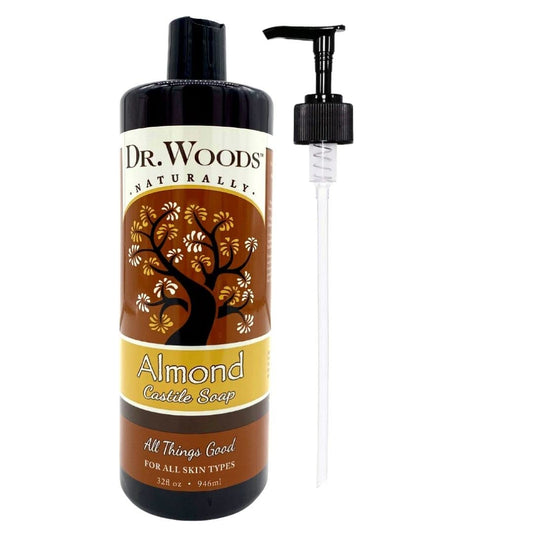 Dr. Woods African Black Castile Soap - Moisturizing Liquid, 32oz (2-Pack)