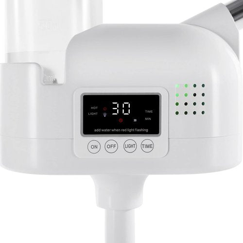Professional 2 in 1 Facial Steamer Upgrade Esthetician Steamer with 5X LED Magnifying Lamp Beauty Salon Spa