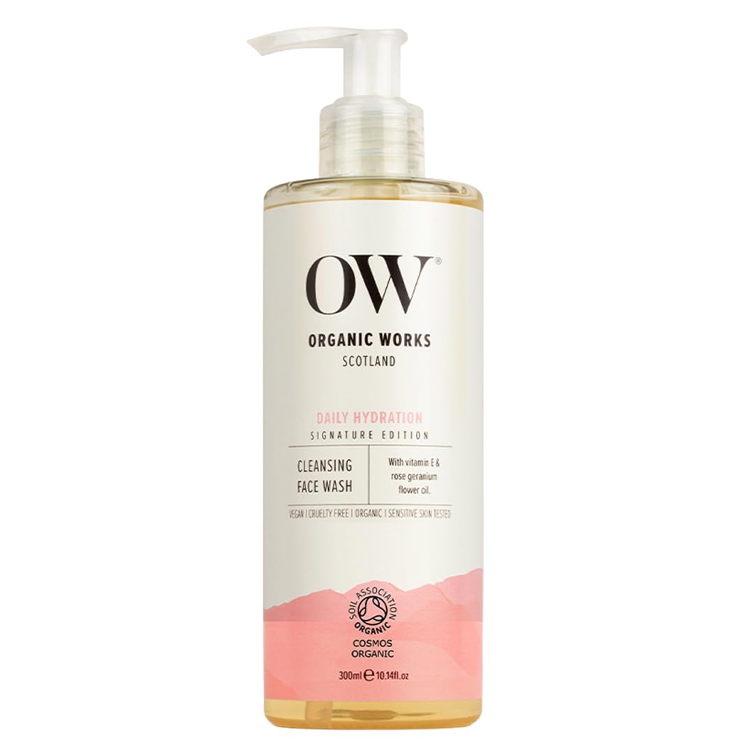 Organic Works Daily Hydration Cleansing Face Wash for Unisex - 10.14 oz Face Wash