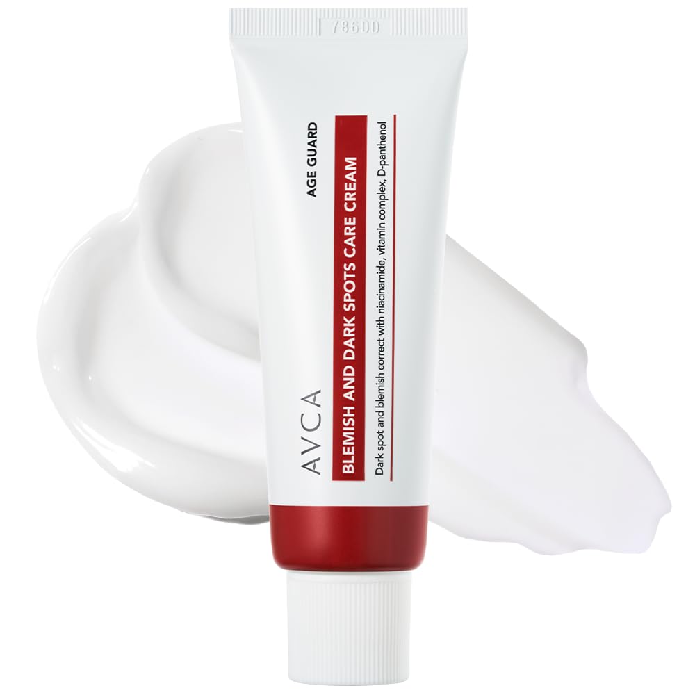 AVCA Age Guard Blemish & Dark Spot Care Cream - Korean Dark Spot Cream for Even Skin Tone and Skin Elasticity, Dark Spot Remover, Rapid Tone Repair (50ml/1.69fl.oz.)