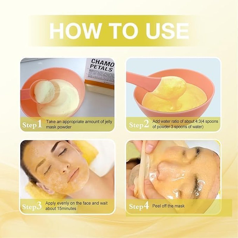 Jelly Face Mask - Hydrating Peel-Off Gel for Deep Skin Moisture | 23 Fl Oz Chamomile