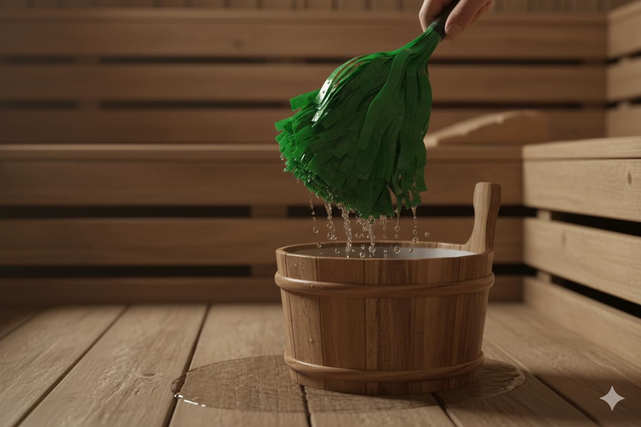 Relax Saunavihta, Handmade Finnish Sauna Whisk, Nordic Sauna Accessories Banya Venik for Massage