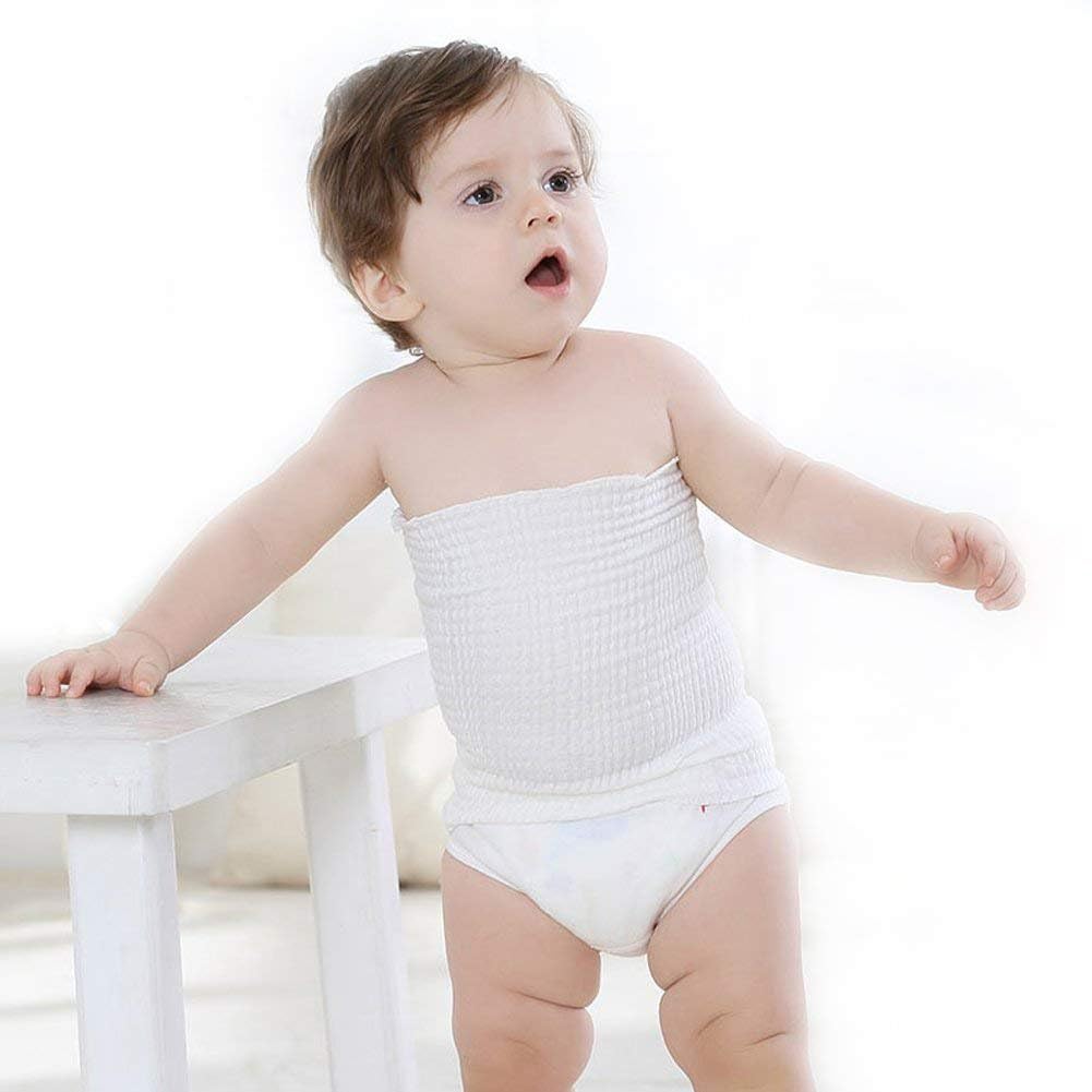 Zulaniu Baby Boys Belly Button Band Cotton Gtube Covers Girls Belly Protector Wraps Bellies Umbilical Hernias Truss Belt (10 Inch (Pack of 6))