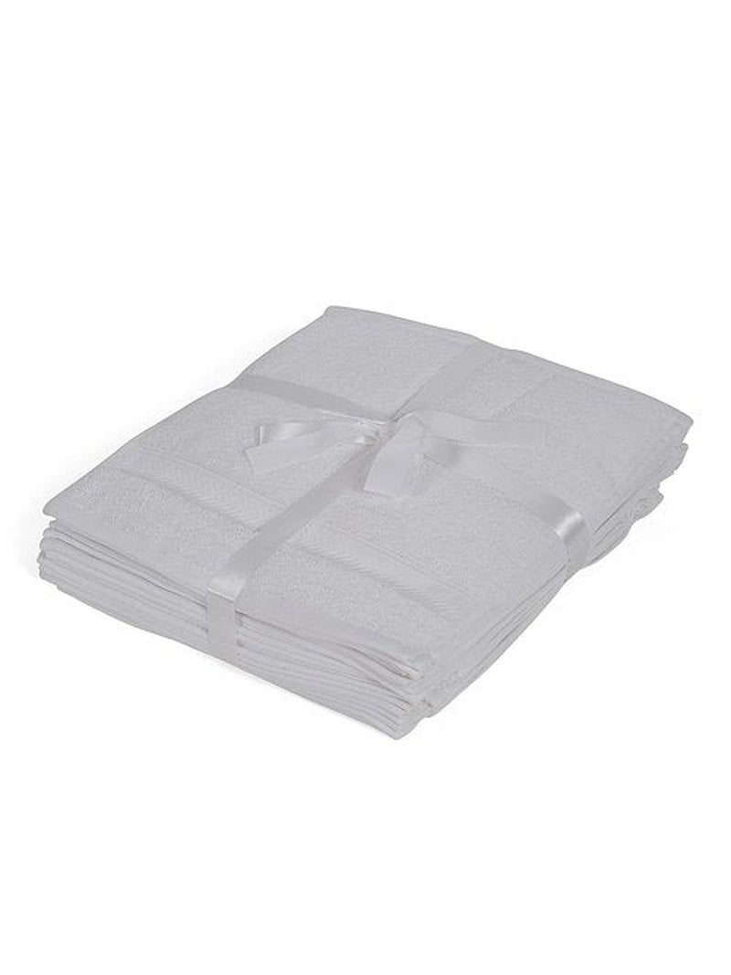 Casa Lino 24 Pack Wash Cloths Set, (12" X12) 100% Cotton wash Cloths, wash Cloths for Your face and Body, Highly Absorbent & fingertip Soft wash Cloths for Your face and Body, White
