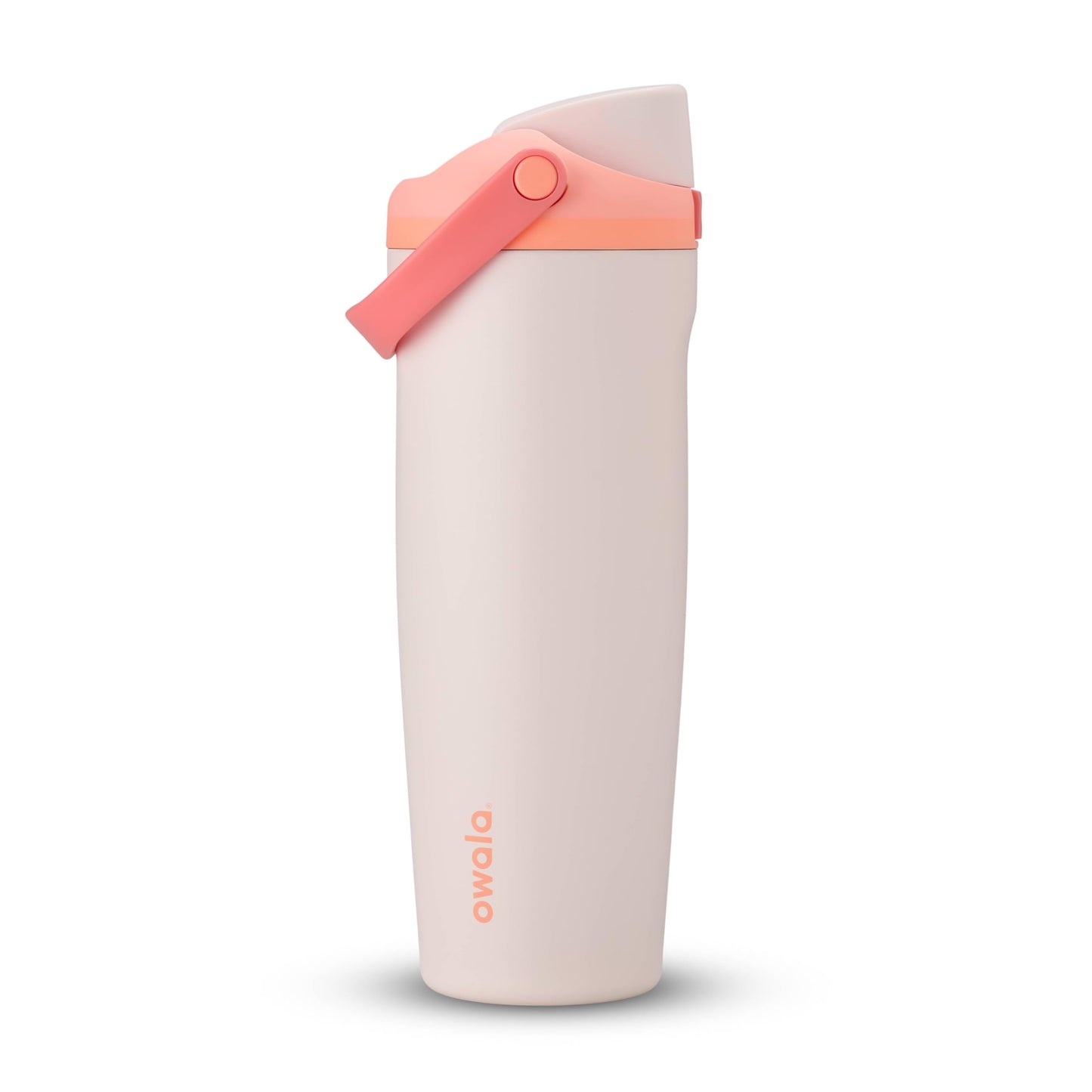 Owala FreeSip Sway Insulated Stainless Steel Water Bottle with Two-Way Spout, Built-In Straw and Bucket Handle, Made for Travel, School, and Sports, 30oz, BPA Free, Leak Proof, Sparkling Sherbet
