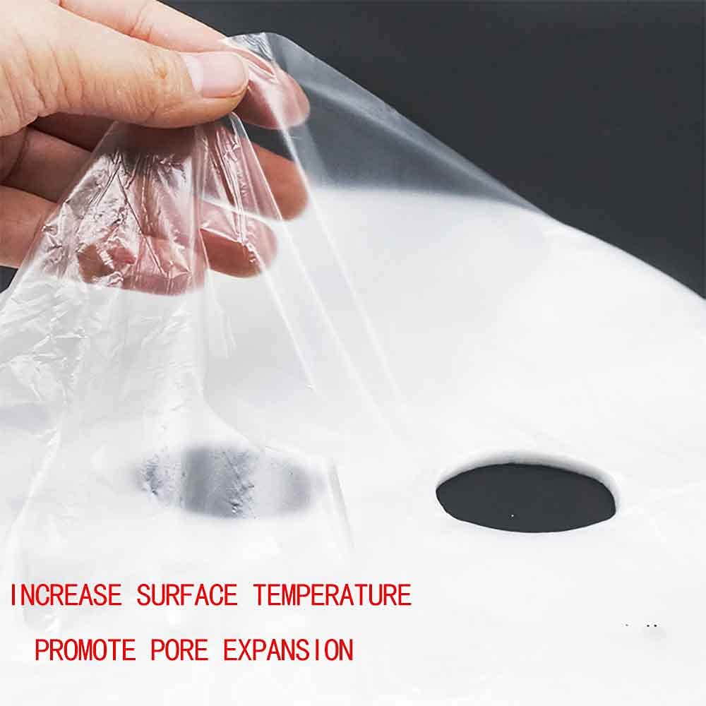 WZLL.SLSP Facial Plastic Wrap,Disposable Plastic Mask, DIY Disposable Female Mask 100 Sheets,Lock In Water And Moisturize Persistently