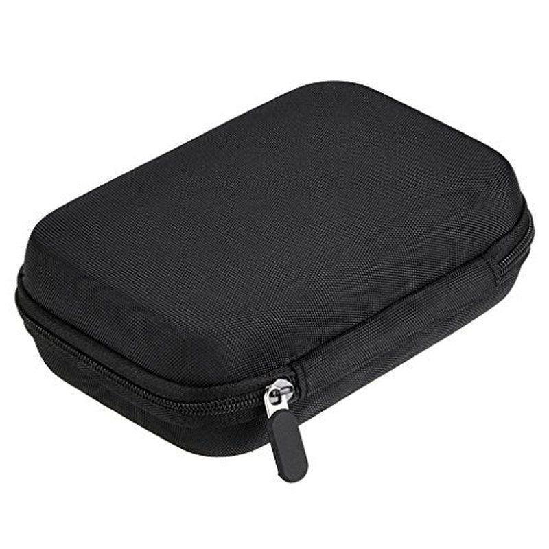 Hipiwe Hard Shell Essential Oil Carrying Case Holds 12 Bottles (Can hold 5ml, 10ml, &10ml Rollers) Travel Size Essential Oils Bag Organizer (Black)