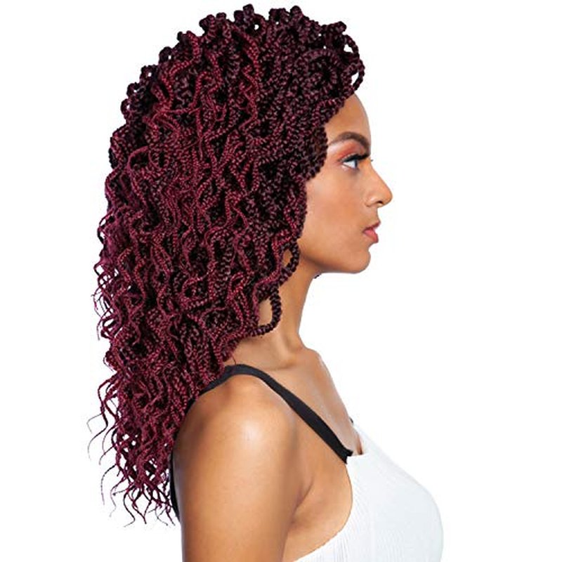 MULTI PACK DEALS! Mane Concept Synthetic Hair Crochet Braids 2X Wanda Box Braid 12" (1-PACK, 2)