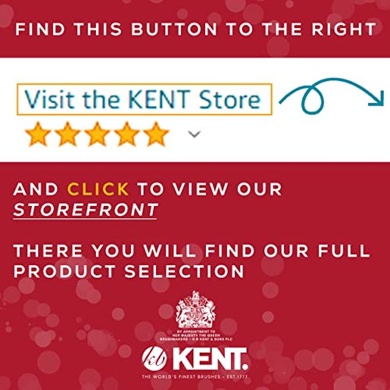 Kent R18T Fine Tooth Comb for Men, Handmade Hair Comb for Styling Comb for Men with Fine Hair, Mustache Comb and Pocket Beard Comb for Men with Thumb Grip, Saw Cut and Hand Polished, Made in England