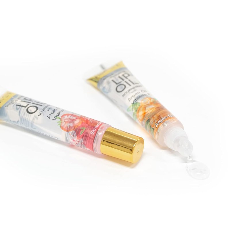 Nourishing Lip Oil with Argan Oil & Vitamin E - Hydrating Moisturizer | 15g / 0.52oz