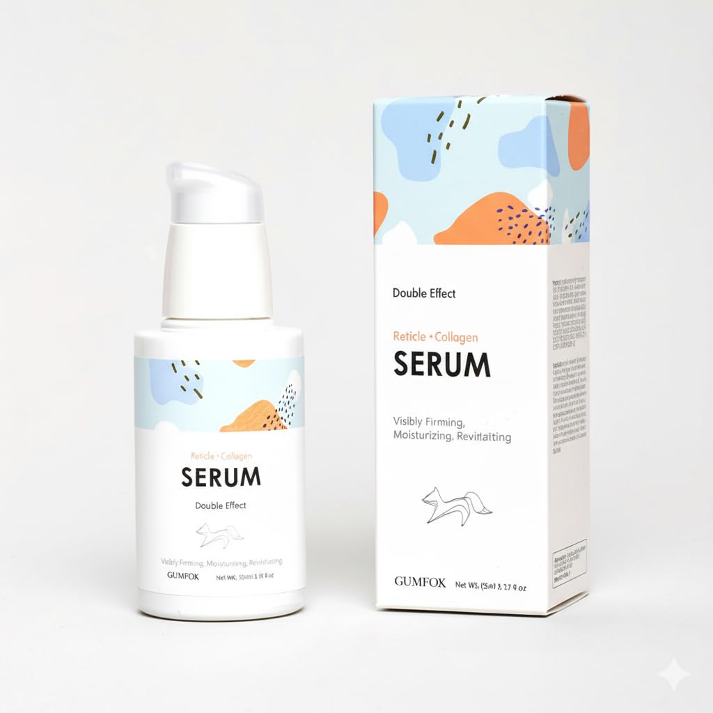 Glamfox Retinol + Collagen Double Effect, Revitalizing & Firming, Deep Hydration, All Skin Types, With Hyaluronic Acid & Natural Oils