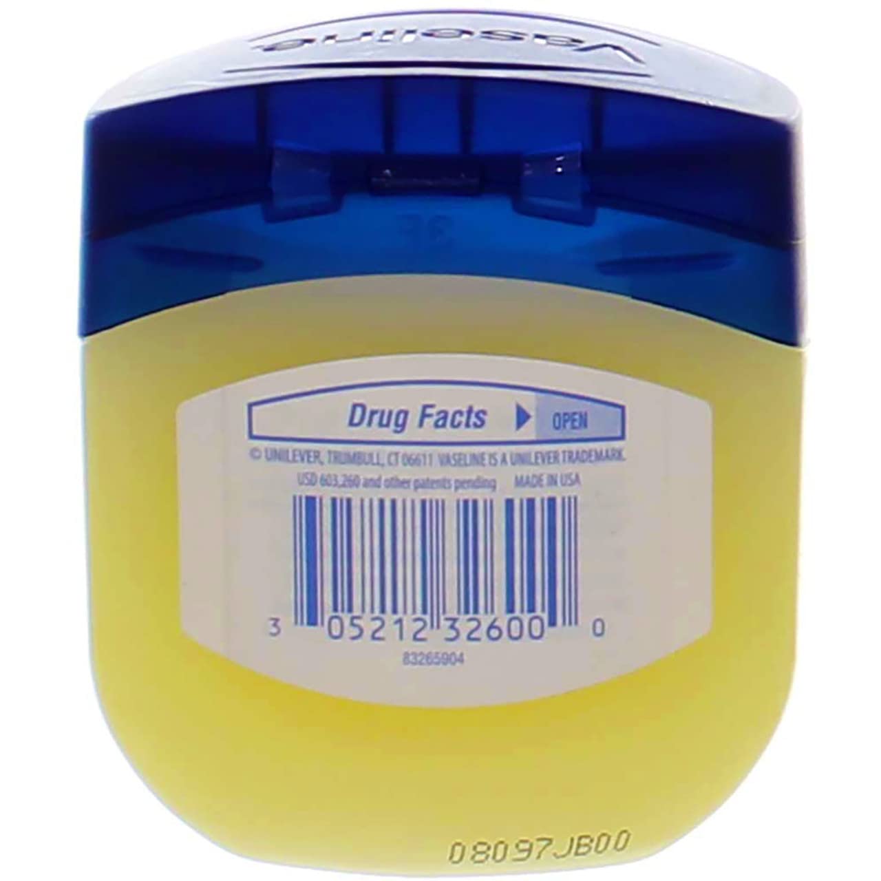 Vaseline 100% Pure Petroleum Jelly Skin Protectant 3.75 oz (Pack of 12)