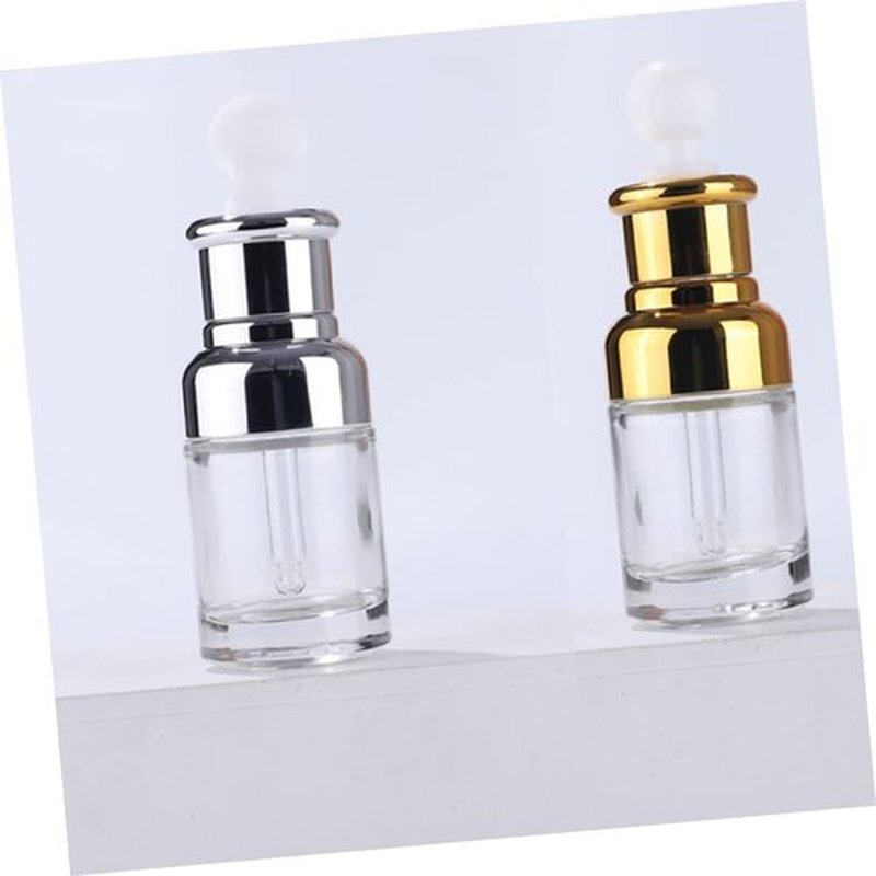 HONMEET 6pcs Essential Oil Bottle Fragrance Orifice Vial Eye Dropper Bottle Aroma Refillable Bottle Travel Perfume Tube Mini Dropper Bottles Mini Dropping Bottles Liquid Dispenser Aluminum