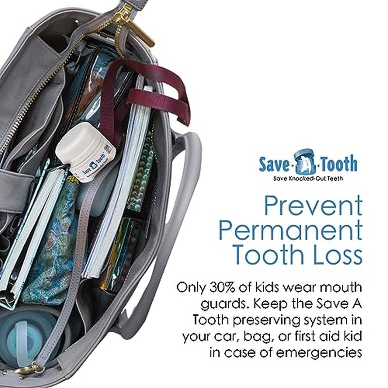 Save-A-Tooth Preservation Kit - Prevent Permanent Tooth Loss, Save Knocked Out Teeth for up to 24 Hours - Tooth Saver Made in the USA by SmartPractice - Keep in your Kit Bag for a Tooth Emergency