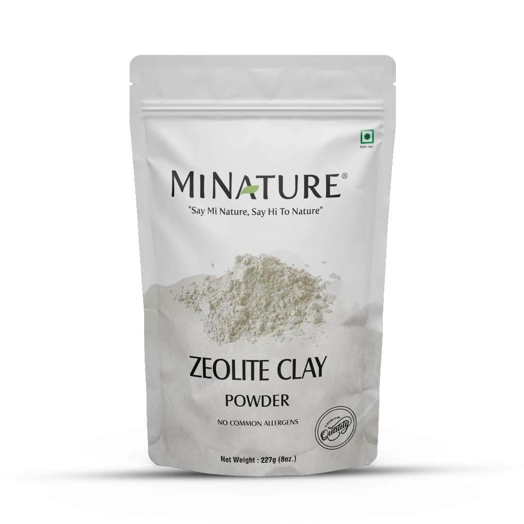 minature Zeolite Clay powder | 227g(8 oz) | Absorbs excess oil | Skincare face masks, scrubs, and body cleansers |Repair Damaged Hair | Vegan | 100% Natural