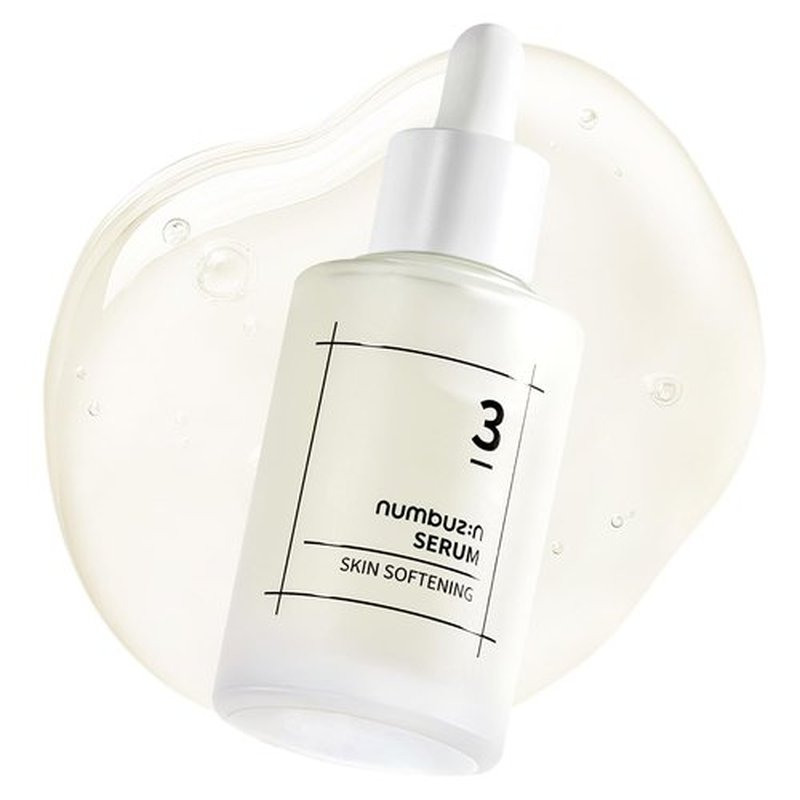 numbuzin No.3 Skin Softening Serum | Pore Care, Textured Skin, Bumpy, Rough Skin, Glass Skin | Bifida, Galactomyces, Niacinamide, Adenosine, Panthenol | Korean Skin Care | 1.69 Fl Oz
