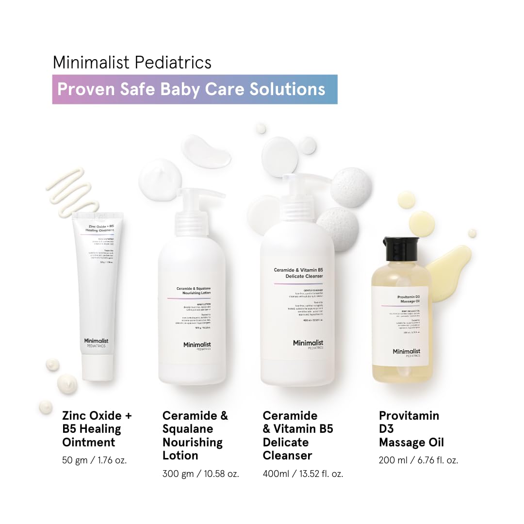 Minimalist Baby Gentle Head to Toe Wash | Tear-free | pH 5.5 | Proven Safe & Pediatrician Approved Baby Wash | Ceramide & Vitamin B5 Delicate Cleanser | 13.52 Fl Oz / 400ml