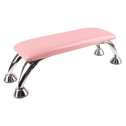 TGIRL Large size Arm Rest for Nails Cushion Microfiber Leather Hand Rest for Nails Tech Non-Slip Legs, Nail Rest Stand Nail Hand Rest, Nail Files & Buffers in Nail Salon（Pink）