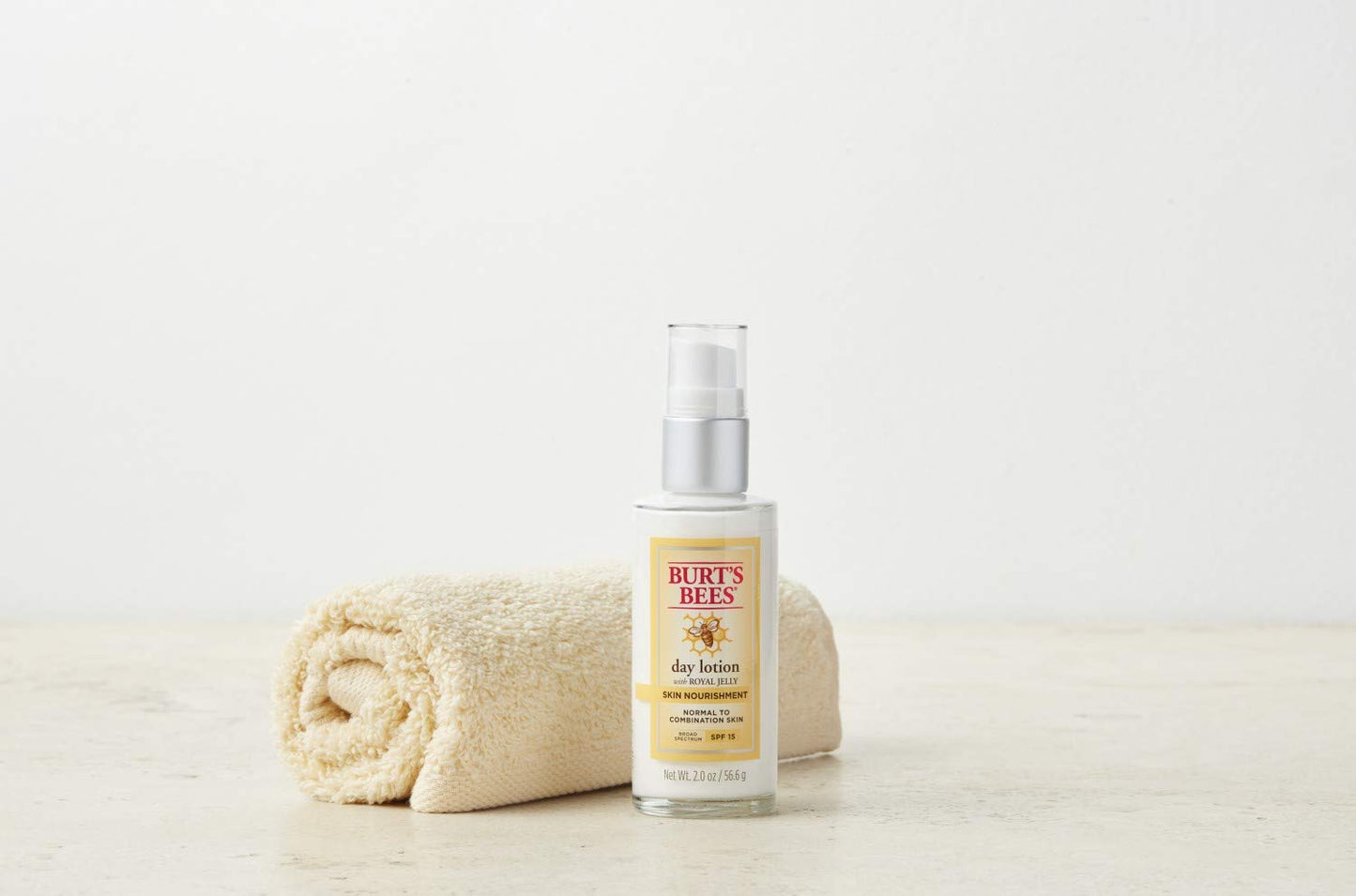 Burt's Bees Nourishment Day Lotion with SPF 15 for Normal to Combination Skin (Package May Vary), Natural, 2 Fl Oz