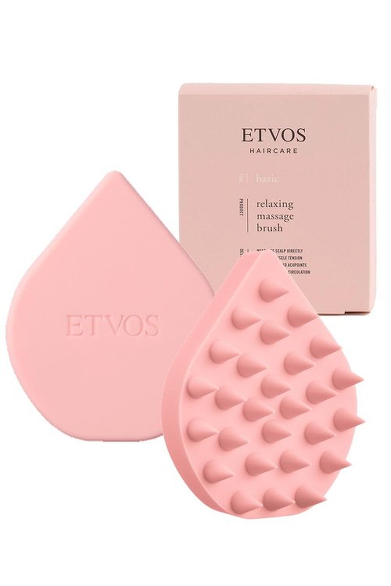 ETVOS Relaxing Massage Brush Matte Pink