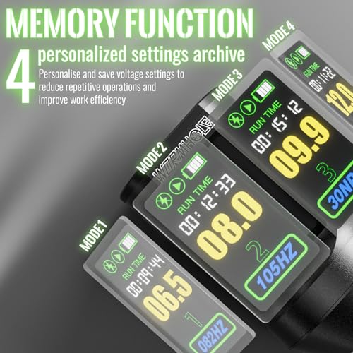 Wormhole Wireless Tattoo Power Supply Rechargeable Cordless Tattoo Battery Pack 1800mAh Portable Tattoo Battery RCA Lithium Battery with LED Digital Display For Tattoo Pen Rotary Tattoo Machine WB14-A