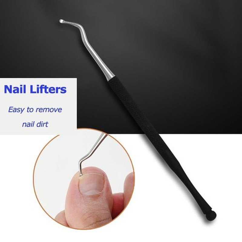 Precision Toenail Clippers for Thick or Ingrown Toenails, Sharp Stainless Steel Nail Cutter, Best Nail Clipper & Pedicure Tool for Seniors (Black/Roud)