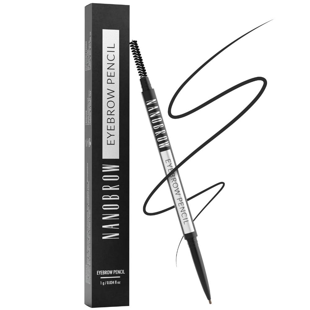 Nanobrow Eyebrow Pencil - Perfectly highlighted, filled-in and beautifully defined brows. Brow Pencil with brush (Espresso)