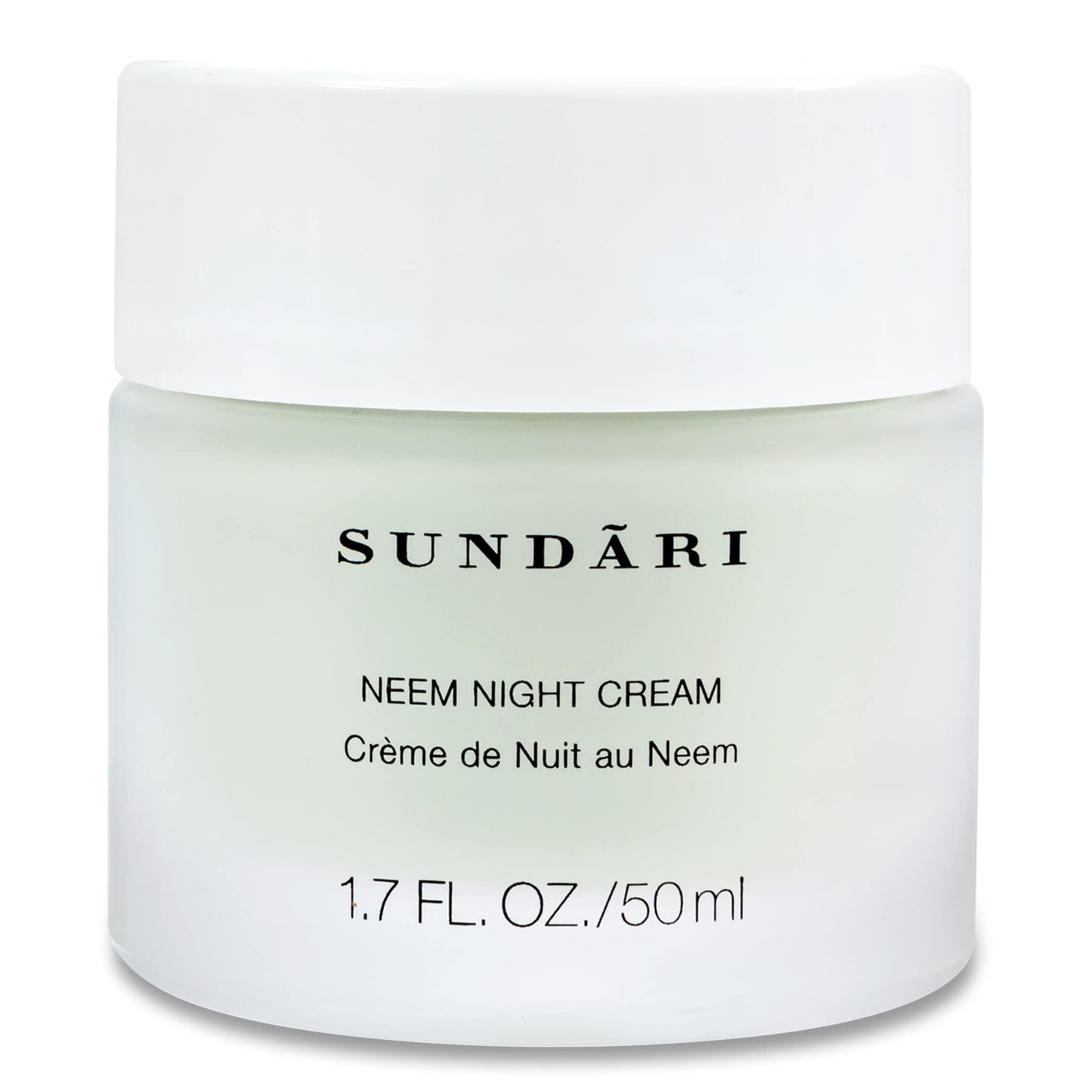 SUNDARI Neem Night Cream - 1.7 Fl Oz, Night time Moisturizer with Botanical Extracts, Wrinkle Repair & Hydration, Nourishes and Soothes Skin, Restores Natural Radiance, All Skin Types