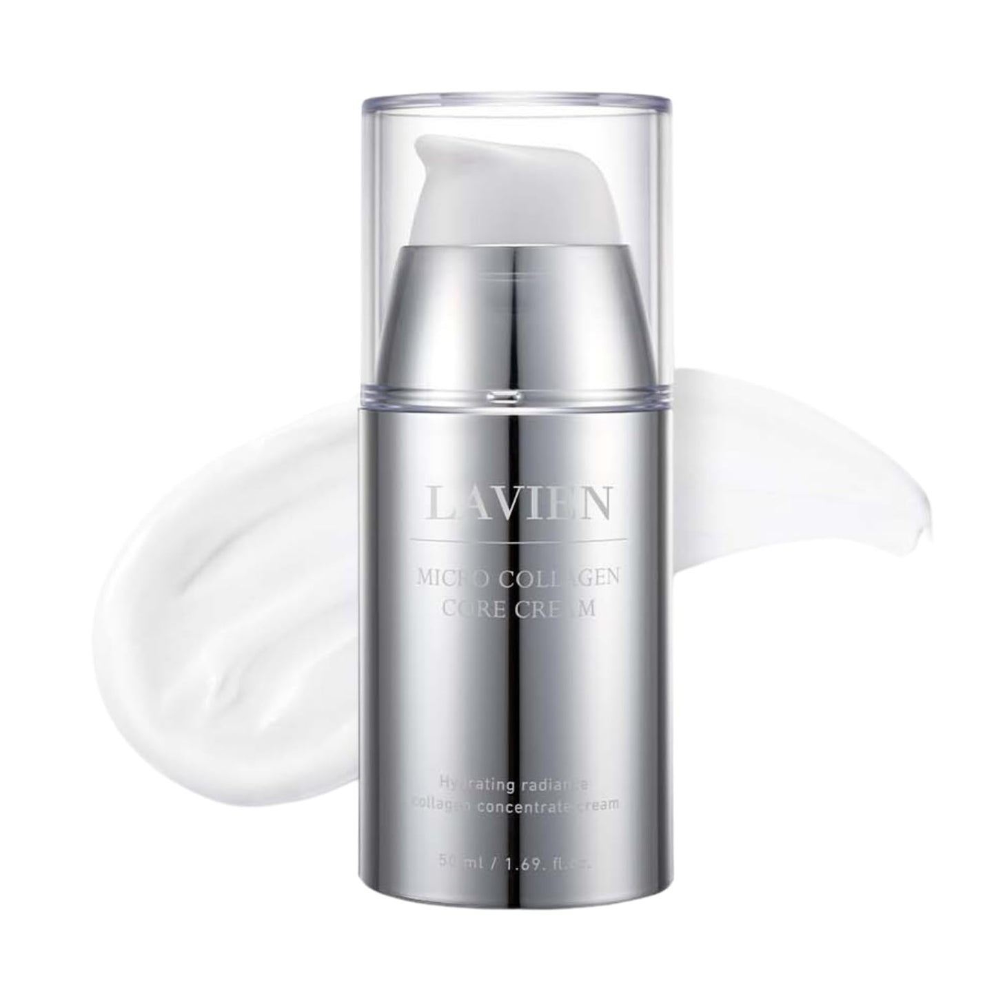 LAVIEN Collagen Face Cream Moisturizer - 60.3% Collagen Extract with Elastin & Shea Butter - Korean Skincare Cream for Firm, Hydrated Skin - All Skin Types - 1.69 Fl Oz