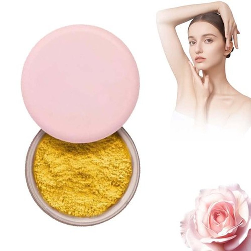 Blurring Setting Powder, 2024 New Waterproof Pink Setting Powder Makeup Setting Powder for All Skin Tones, Natural Makeup for A Whole Day (05#)