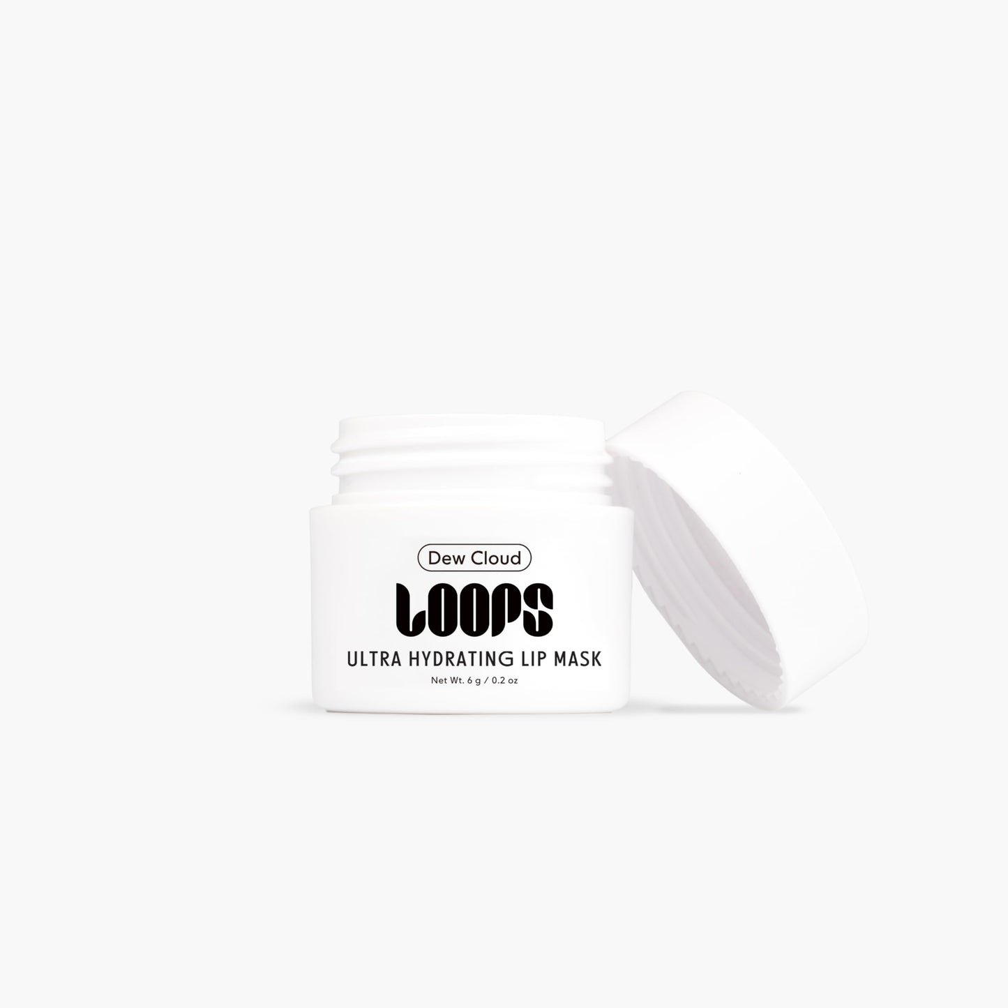 LOOPS Dew Cloud Ultra Hydrating Korean Mini Lip Mask - Nourish, Restore, and Replenish Hydration Beyond the Surface - Enhances Skin Barrier and Deeply Moisturizes Lips - Ultra Hydrating Mini Lip Balm