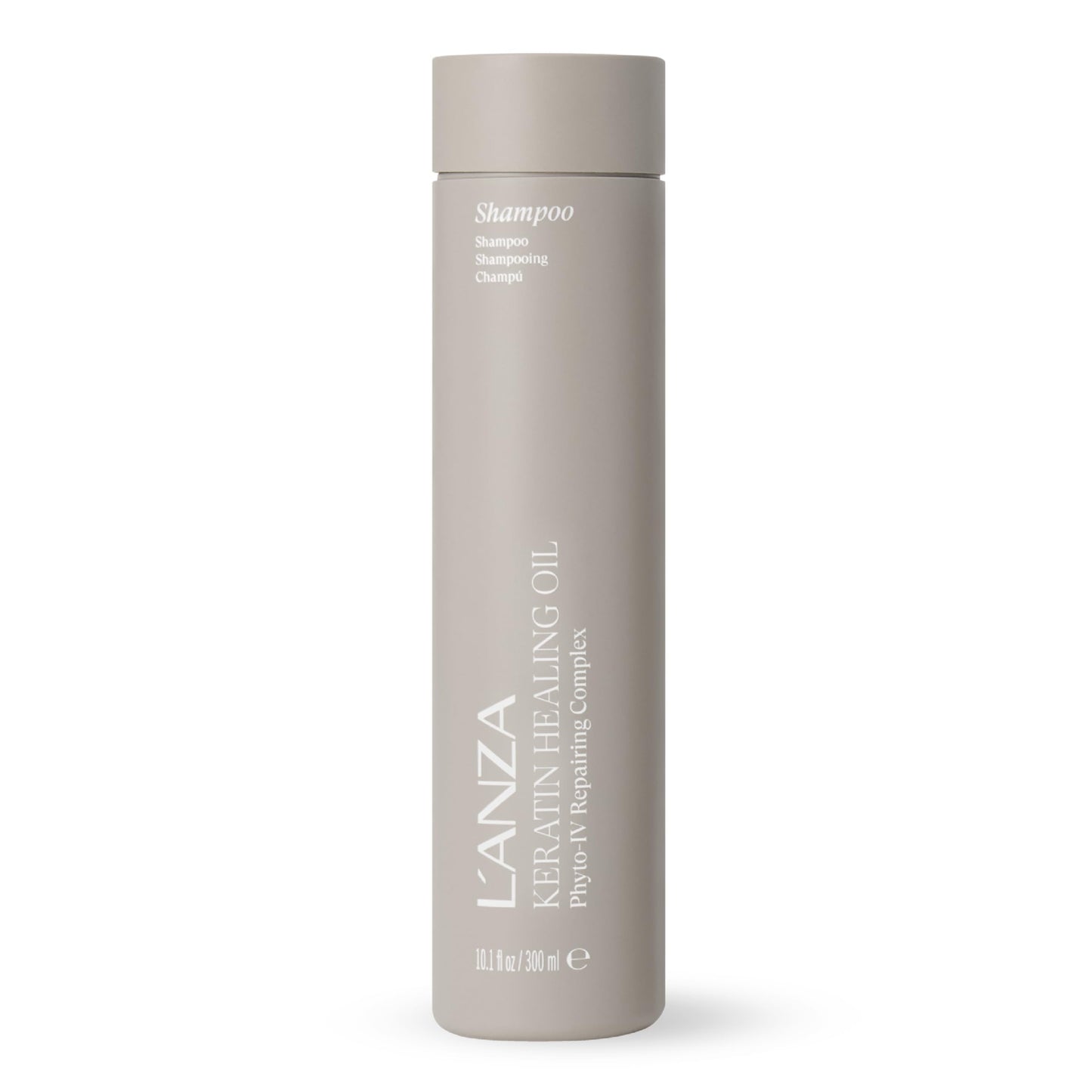 L'ANZA Keratin Healing Oil Shampoo Hydrating Cleanse, Boosts Softness, Adds Lustrous Shine, Anti-Frizz, Color Safe, Strengthening Anti-Humidity Strengthening Care, Sulfate Free (10.1 Floz)