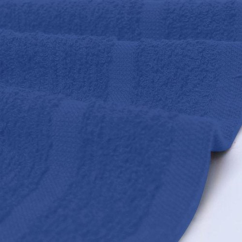 Avalon Towels Cotton Washcloths – (Pack of 24) Size 12x12 Inches, 100% Ring Spun Cotton, Soft & Absorbent Face Towels, Gym Towels, Hotel and Spa Quality, Reusable Fingertip Towels (Blue)