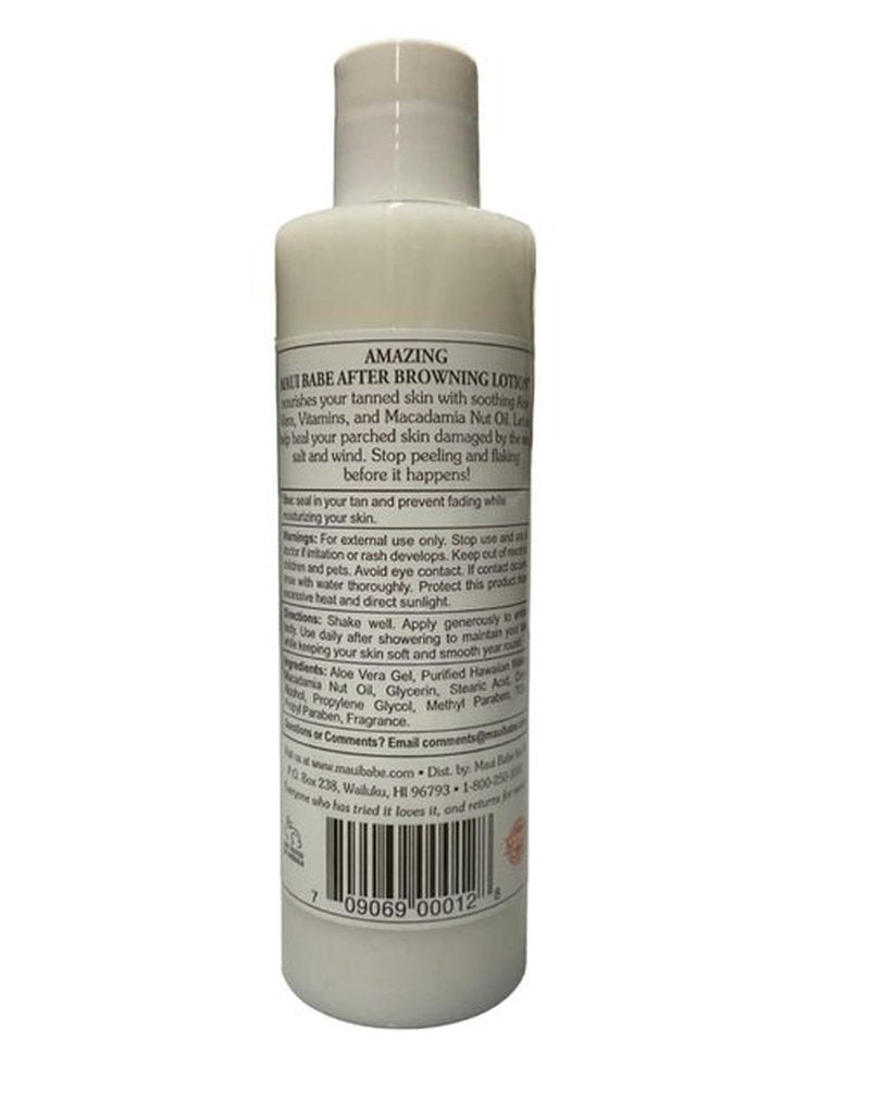 Maui Babe - After Browning Lotion - 8 oz, 12 Pack