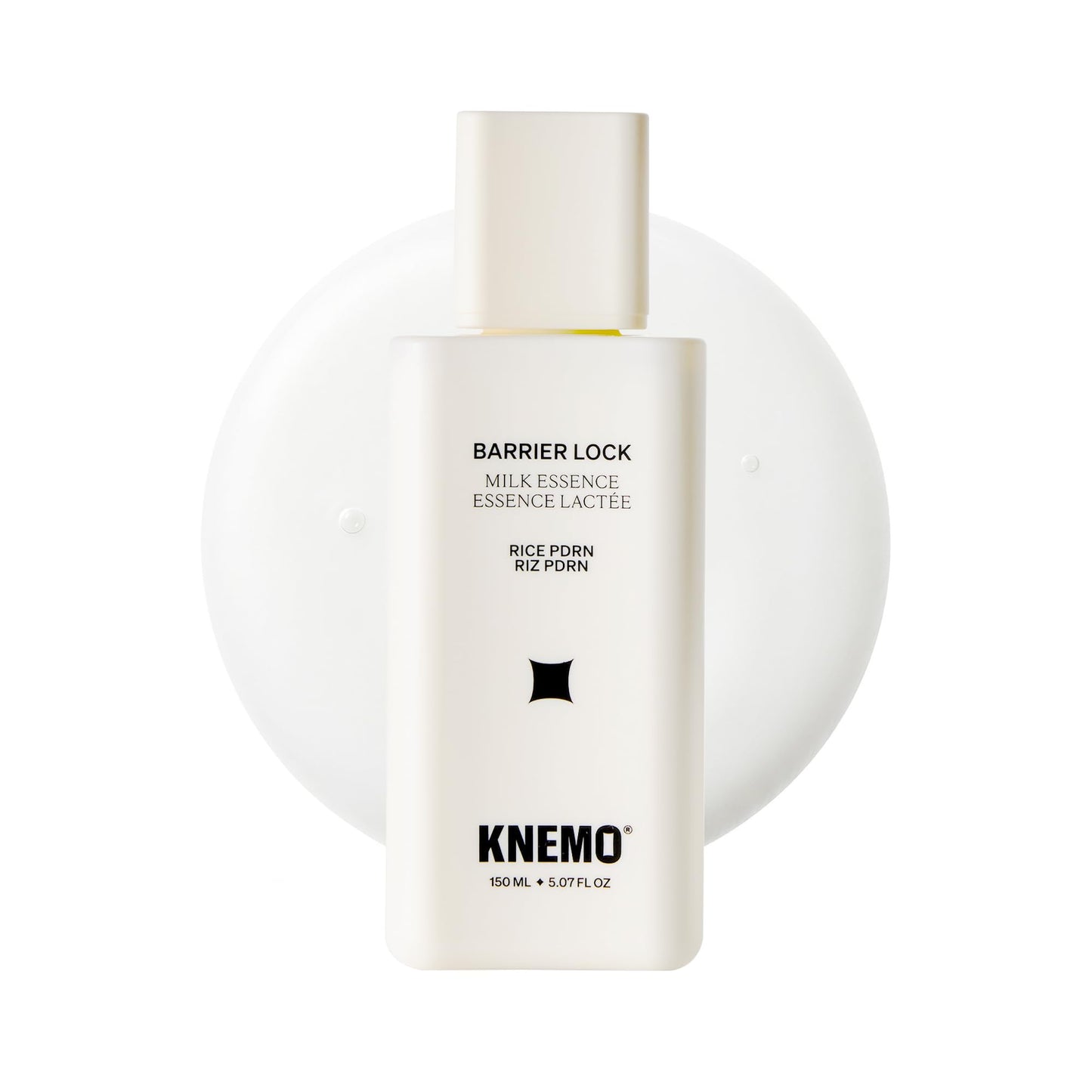 KNEMO BARRIER LOCK Rice PDRN Milk Essence - Intense Hydrating Barrier Repair Milky Toner with 6 Ceramides Deep Moisture for Dry, Sensitive, & Irritated Skin