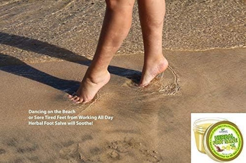 Creation Farm Foot Salve Herbal Balm Cream - Balsamo pomada crema herba de Los pies featuring Peppermint, Tea Tree plus 10 botanicals