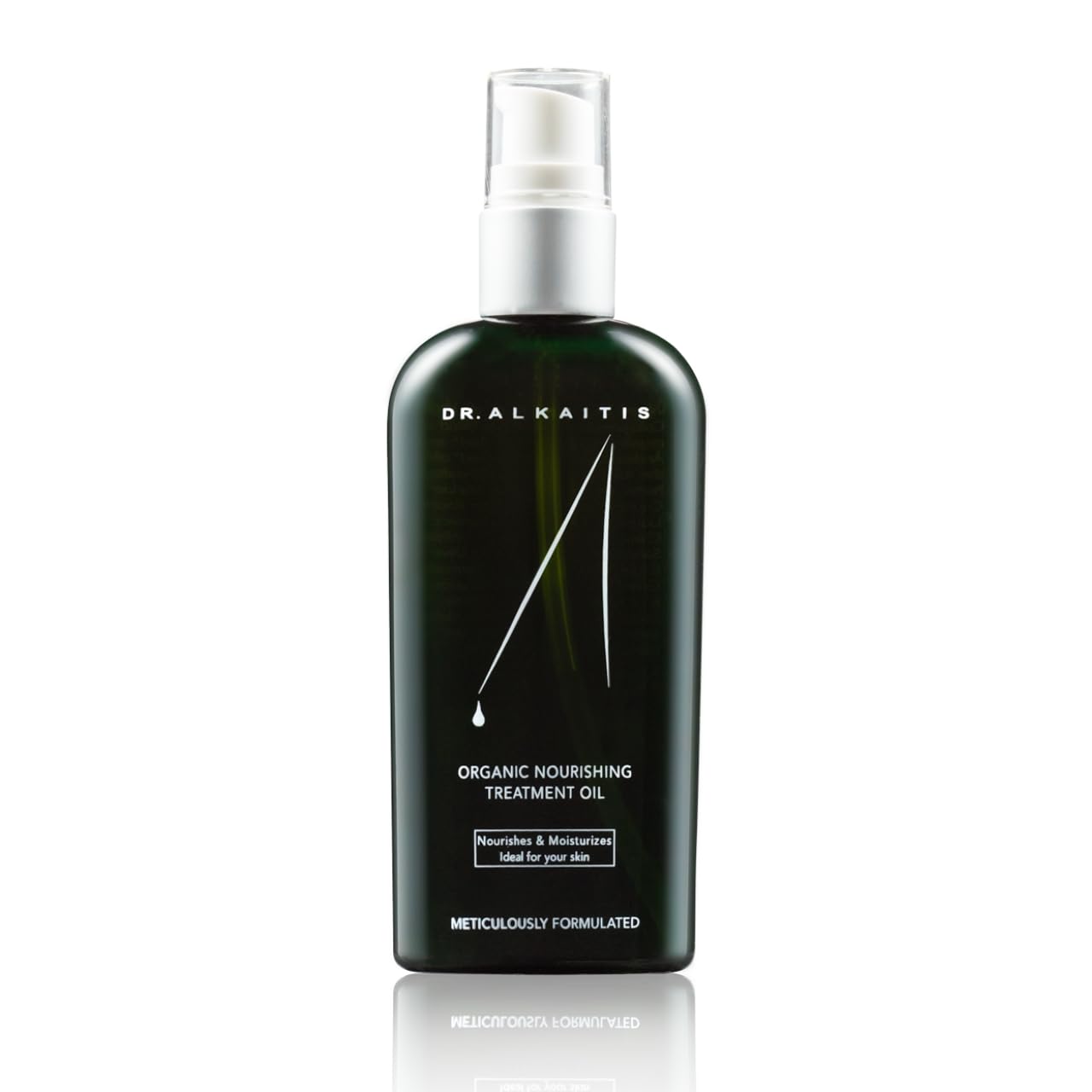 DR. ALKAITIS Organic Nourishing Treatment Oil - Versatile Face & Body Oil - Fast Absorbing (120ml/4oz)