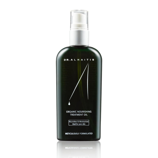 DR. ALKAITIS Organic Nourishing Treatment Oil - Versatile Face & Body Oil - Fast Absorbing (120ml/4oz)