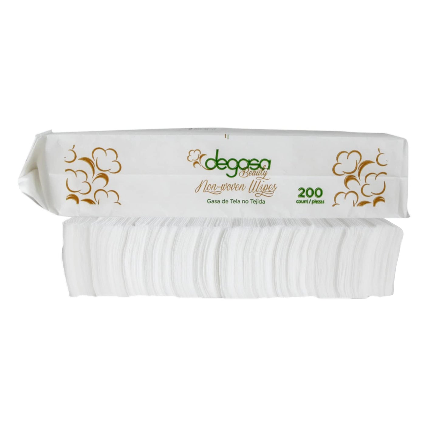 Esthetic Cosmetic Non-Woven Facial Wipes for Salon and Spa Use, Lint Free Essentials for Facial Treatments (Nonwovens Wipes 200 Count) (2"x 2")
