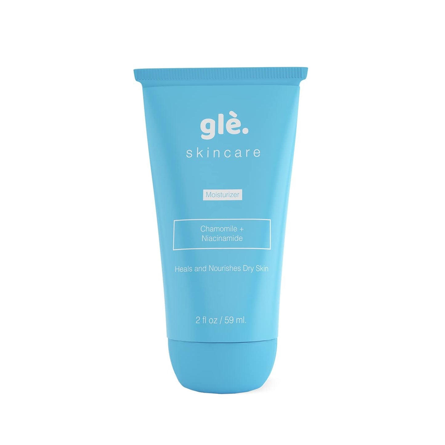 Gle Niacinamide Moisturizing Cream 2 fl oz, Face Moisturizer for Acne-Prone Dry Skin with Hyaluronic Acid, Ceramides, Fragrance & Paraben Free, Travel Size