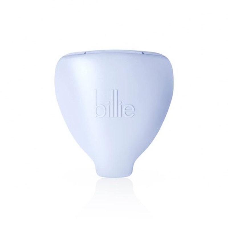 Billie Women’s Razor Refill Blades 5-Blade Cartridges - 8 count & 5-Blade Women’s Razor Travel Case - Cool Blue