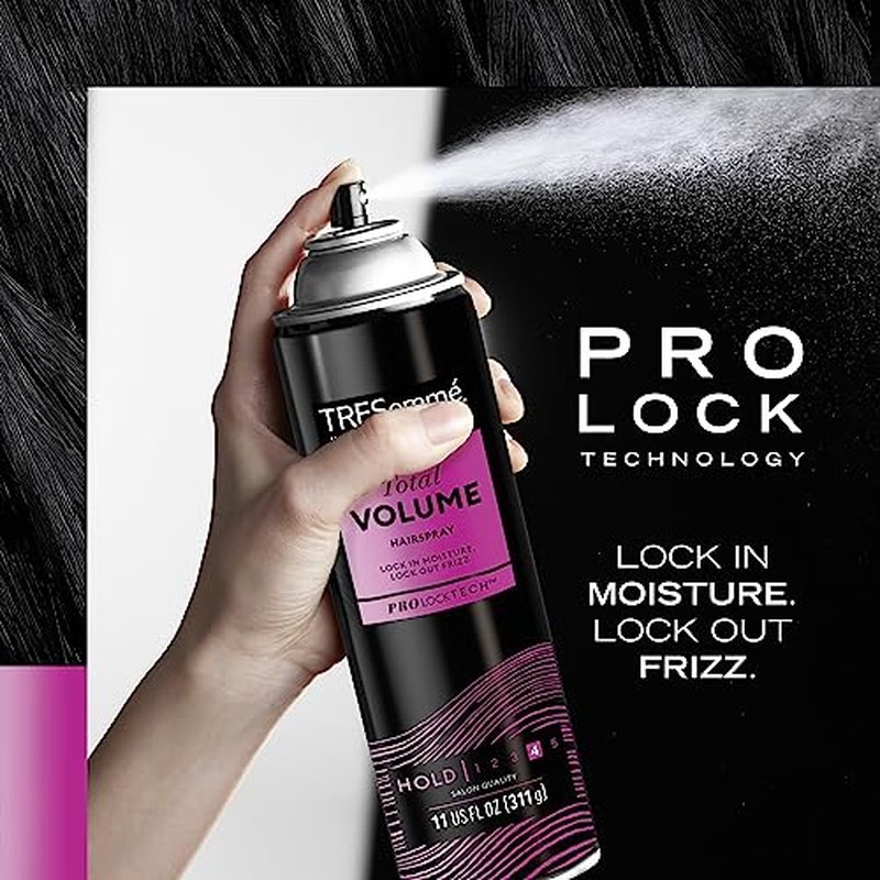 TRESemmé Total Volume Hairspray for 24-Hour Frizz Control with Pro Lock Tech 11 Fl Oz