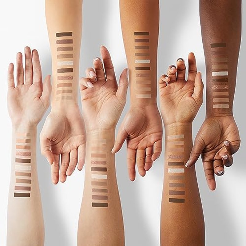 lilybyred Mood keyboard eyeshadow palette | Soft neutral ash color, Long-Wearing, glitter, Clear watercolor | Palette With Easy Color Matching For All | K-beauty (01#Ash Cinnamon)