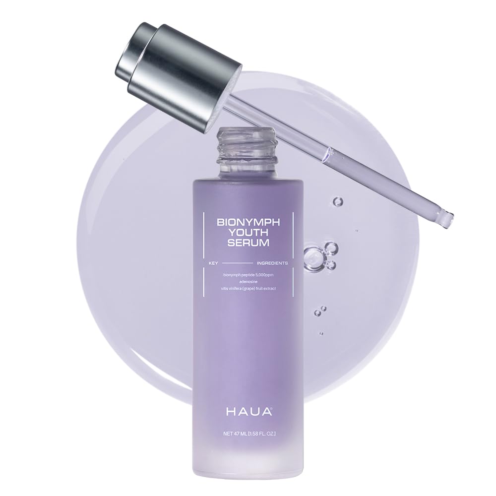 HAUA Bionymph Peptide Youth Serum, Wrinkle Care, Well-aging, Anti-aging, Fine lines, Deep Hydration, Patented BioNymph Peptide, Valentine's Day Gifts for Woman | 47ml