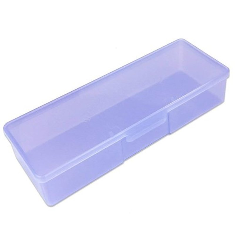 Beauticom Personal Box Storage Case for Professional Manicurist Nails Pedicure (Large Size) (4 Pieces, PURPLE)
