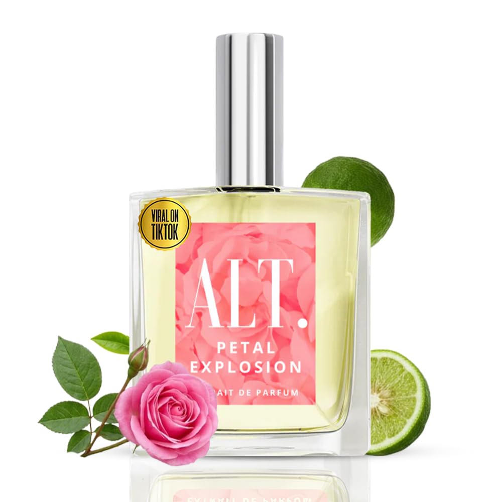 ALT. FRAGRANCES Petal Explosion - Inspired by Flower Bomb Perfume for Women, Extrait de Parfum, Long Lasting Floral Signature Luxury Women’s Fragrance, 100ml