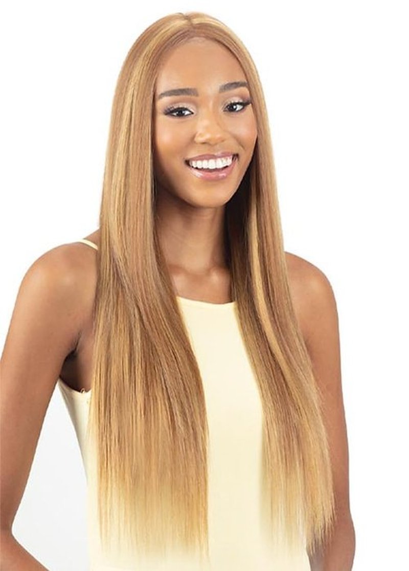 Mayde Beauty Bloom Bundle Straight Weave Hair Multipack With Closure STRAIGHT 4PCS (18"20"22"+CL) (130 Intense Brick Red)