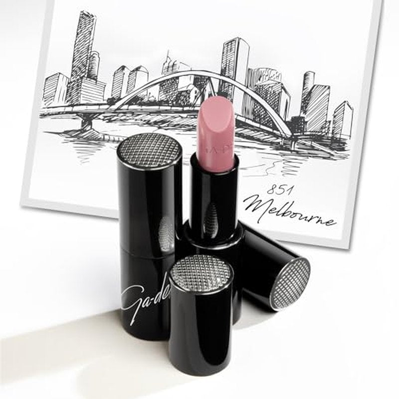GA-DE Selfie Full Color Lipstick, 871 - Long Lasting High Pigment Lipstick with Argan Oil - Creamy Radiant Shine and Hydrating Benefits - 0.14 oz