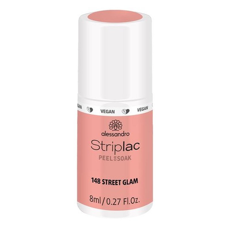 alessandro Striplac Peel or Soak Nail Polish - 148 Street Glam for Women - 0.27 oz